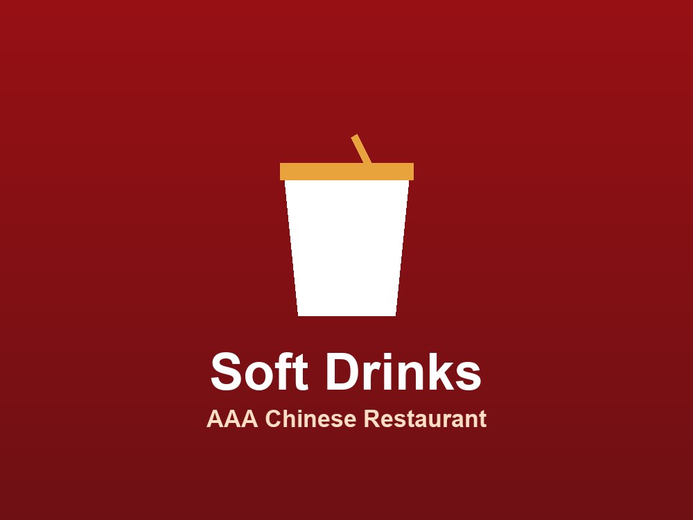 Soft drinks – AAA Chinese Restaurant & Lounge
