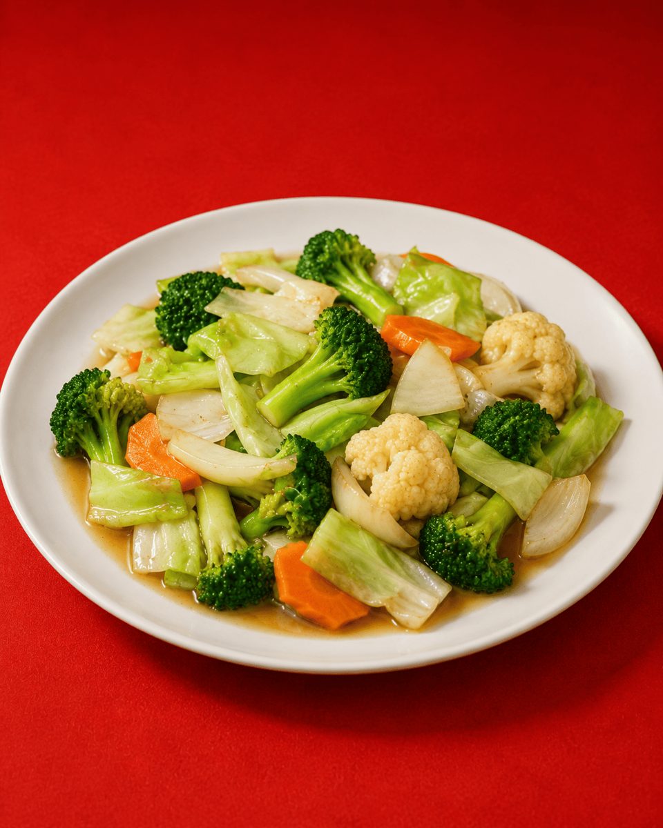 Shrimp with broccoli