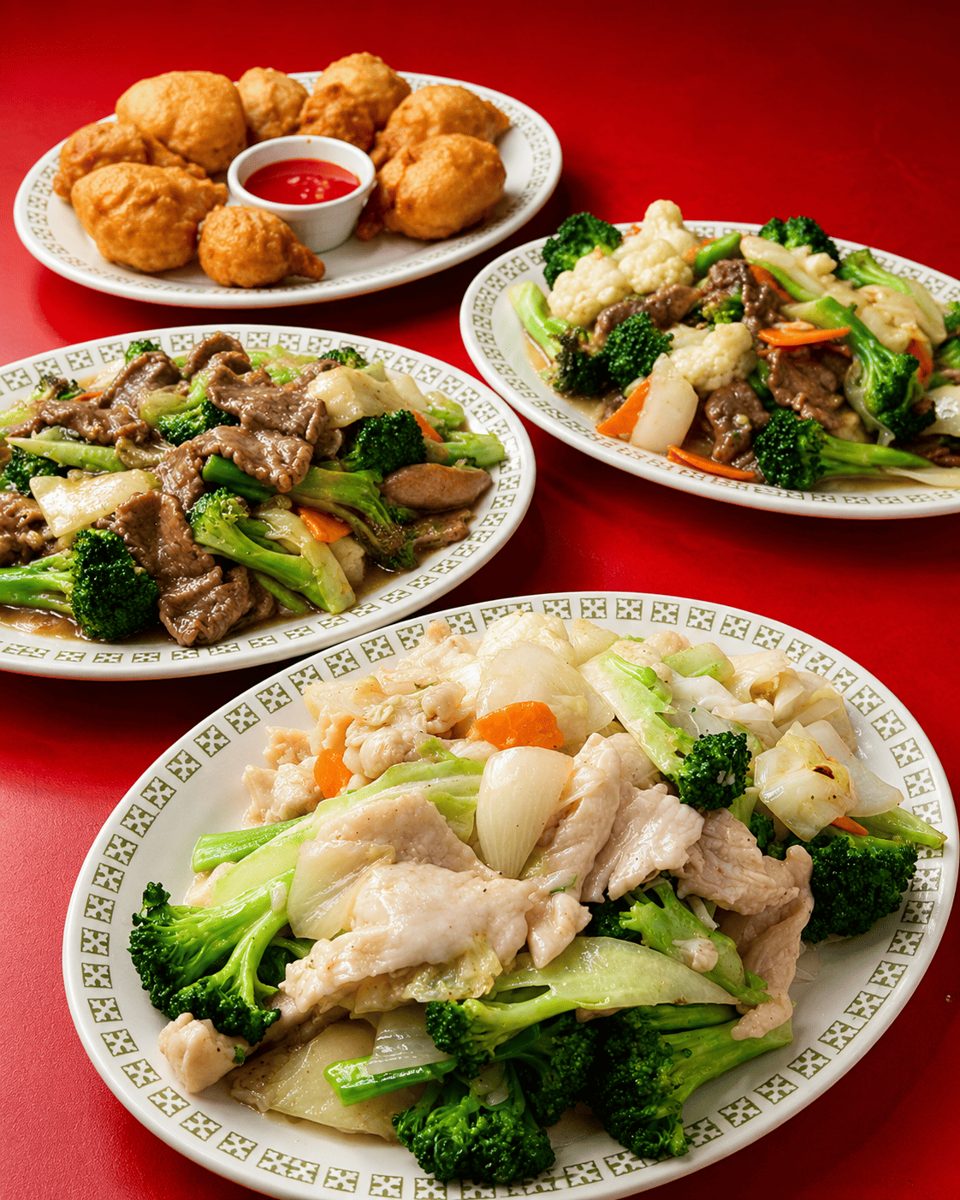 Stir-fried mixed vegetables